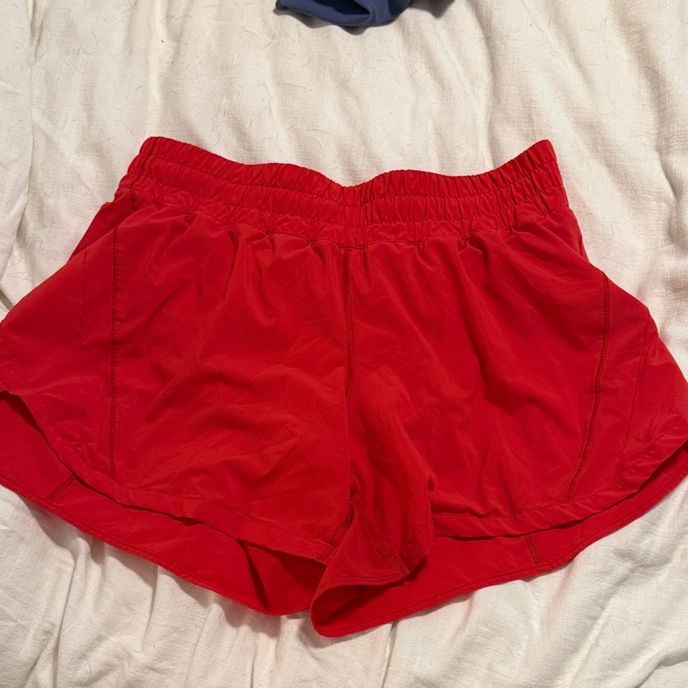 Lululemon Track That Mid-Rise Lined Short 5" size 12